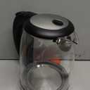 Cosori Electric Kettle, No Plastic Filter & Spout, 1.8Qt Tea Kettle & Hot Water Boiler For Coffee & Tea, Water Heater & Teapot, Automatic Shut Off, Borosilicate glass, Black, 1500W