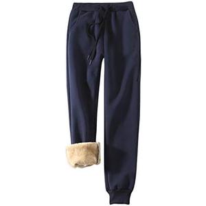 Yeokou Women's Warm Sherpa Lined Athletic Sweatpants Jogger Fleece Pants, Medium