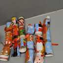 12 Pack Christmas Crackers, No Snap Christmas Party Favors with Six Different Pattern Design, Christmas Poppers with Crown and Joke for Xmas Gifts Holiday Party Favors Supplies Table Decorations