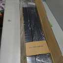 HZIU 51 Deck Balusters 32.25'' Straight Baluster, Black Metal Deck Spindle and Stairs Railing with Screws,Hollow Rectangle Deck Balusters for Deck Railing Porch (32.25x1.2x0.4Inch)