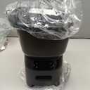 Automatic Cat Feeders for One Cat, 5L/20 Cups Double Automatic Cat Food Dispenser with Stainless Bowl, Timer Setting 20 Portions 6 Meals Per Day, 10s Meal Call, Pet Feeder for Dog (Black, 5L)