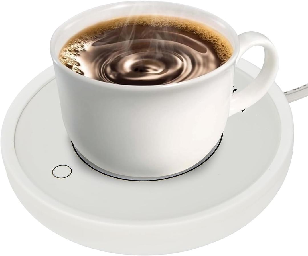 ASAMASA Smart Coffee Mug Warmer, Candle WarmerWith Gravity Switch Auto Shut-On/Off, Keep the Drink at a Pleasant Temperature, Safely and Evenly Release the Aroma Without a Flame