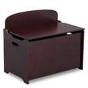 Delta Children MySize Deluxe Toy Box, Dark Chocolate