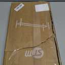 STORAGE MANIAC Long Expandable Shoe Rack, 6 Pairs Metal Wide Stackable Shoe Rack, Adjustable Shoes Shelf, Freestanding Shoes Organizer for Closet, Entryway, Hallway, Garage, Front Door, 1 Tier (Black)