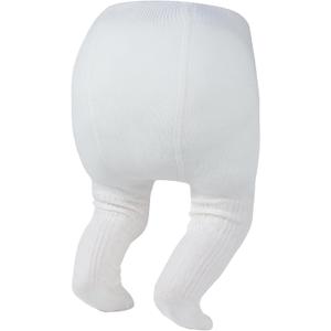 Zando Cable Knit Newborn Tights Soft Newborn Leggings Newborn Essentials Soft Baby Tights 0-3 Months Girl Baby Girl Tights Baby Leggings Winter Tights Winter Clothes A White 0-6 0-3