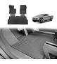 INAGOTAR 3PCS Trunk Bed Mat for Tesla Cybertruck Accessories,All-Weather Anti-Slip Cargo Liners for 2024 Cybertruck(Truck Bed Mat+Lower Mat+Frunk Mat)