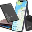 Ultra-Thin Wallet Tracker Card, Wireless Charging Recharged Tracker, Keys Finder & Item Locator for Keys, Bags, Wallet, Passport