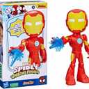Spidey and his Amazing Friends Supersized Iron Man Action Figure, 9Inch Avengers Action Figures, Marvel Super Hero Preschool Toys for 3+ Years