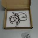 ZUAJITER Stained Glass Window Hanging Angel Dog Memorial Gifts for Loss of Dog Sympathy Gift Suncatcher, Passing Away Remembrance Memory Ornaments for Dog Lovers, Pet Bereavement Rainbow Wings