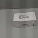 Espresso Cups Set of 2, 4 OZ Double Spouts Cups, Shot Glasses, Milk Cup with Handle, Clear Glass, Espresso Accessories for Machine, Small