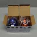 1 Set Red & Blue Rotating Strobe Light, Battery Operated 360 Degree Rotating Light, Disco Bar Party Decorative Light