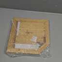 2-Tier Bamboo Corner Shelf for Kitchen or Bathroom Cabinet, Countertop, Cupboard Storage and Organizer, Natural Wood Space Saving Rack by Lavish Home