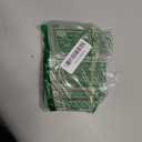 Badiya Credit Card Holder for Women RFID Blocking Slim Wallet Bifold Multi Card Case Zipper Pocket with 3 ID Window (Green)