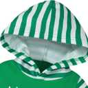 Infant Baby Boys Girls St. Patrick's Day Hooded Outfits Romper Clothes (0-3 Months, Green)
