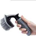 Car Tire Brush, Car Detailing Wheel Cleaning Brush, Wheel & Rim Brush for Car Rim, Easy Scrubbing for Car, Truck, SUV & Motorcycle, Gray