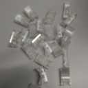 EPLZON 4 Pin 8 mm LED Strip Connector - RGB Lights Adapter (20pcs)