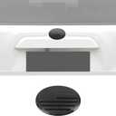 Car Emblem Vehicle Badge Automotive Emblem Logo Cover Trim Fit for Toyota Series, for Camry, RAV4, Corolla, Tacoma, Highlander, 4Runner Series Exterior Accessories Small Black US Flag(5.27 * 3.66) in