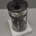 Veken French Press Coffee Maker 34oz, No Plastic Touching Cafe,Thickened Glass Stainless Steel Brewer, Cold Brew Cafetera Tea pot for Kitchen Travel Camping, Gifts, Decor, Bar Accessories, Dark Pewter