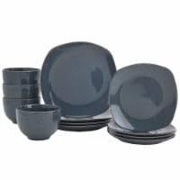 TABLETOPS GALLERY 10Pcs GABRIELLE BLACK DINNERWARE SET