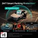 3K 4 Channel Dash Cam, 560 All-Sides View, Front and Rear Inside Car Camera with 3.18Touch Screen, Dash Camera 24/7 Parking Mode, Built-in GPS 5.8G WiFi Night Vision Voice Control, Free 128GB Card