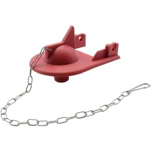 2 x Toilet Flapper Replacement parts for Flush Valves, 2-Inch, Shark-Fin, with Flappers and 11.22Inch285mm) Stainless Chains, Compatible with Kohler, Replacement Parts for WC Repair (1)