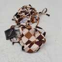 ZAFUL Triangle Bikini for Women 2 Piece Halter Bikini Sets Sexy High Cut Bathing Suit Side Tie Swimsuits (Small, 0-coffee-plaid)