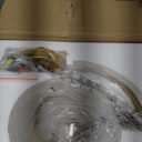 UOFUS Gold Wall Sconce with Globe Acrylic Shade Mid Century Modern Dimmable LED Wall Light Fixture 12W 3000K/4000K/6000K Temperature Adjustable Super Bright Bathroom Vanity Light for Bedroom Hallway