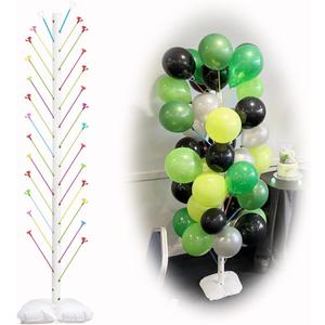 Balloon Stand Kit, Free Adjustable Balloon Tower Stand with Base, Balloon Column Kit for Birthday, Wedding, Baby Shower, Graduation Party and Halloween Decoration