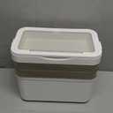 4 Tier Medicine Cabinet Organizer,Portable Medicine Cabinet with Handle, Multipurpose Medical Box with Pill Box, Empty First Aid Kit for Home,Multipurpose Medical with Removable Tray