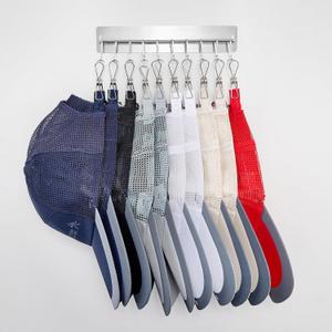 Hat Rack for Wall Baseball Cap Organizer Hanger with 10 Hooks Stainless Steel Hat Storage Wall Mounted Hat Holder Clip Caps Hanger for Closet Bedroom Entryway