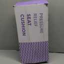 C CUSHION LAB Patented Pressure Relief Seat Cushion for Long Sitting Hours on Office/Home Chair, Car, Wheelchair - Extra-Dense Memory Foam for Hip, Tailbone, Coccyx, Sciatica - Light Grey (Gray)