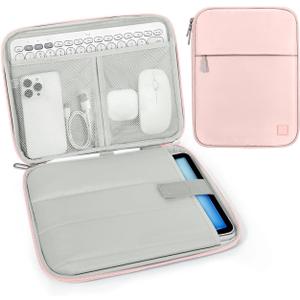 Dadanism 9-11 Inch Tablet Sleeve Padded Carrying Case for iPad (A16) 11th Gen 11", iPad 10th Gen 10.9", i-Pad Air/Pro 11", i-Pad Air 5/4 10.9", i Pad 9/8/7th Gen, Galaxy Tab A9+ Plus 11",Pink