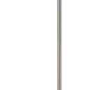 SunnyPoint Bathroom Free Standing Toilet Tissue Paper Roll Holder Stand with Reserve Function, Satin Nickel