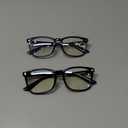 LIVHO Stylish Square Non-Prescription Eyeglasses Clear Lens Glasses ,Pack of 2