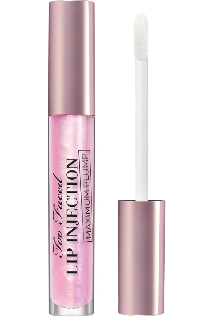Too Faced Lip Injection Maximum Plump Extra Strength Lip Plumper Gloss | Hydrating, Volumizing, + Plumping, 0.14 Fl Oz
