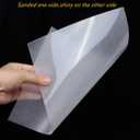 52 Pieces Sanded Shrink Plastic Sheet Kit, Shrinky Art Paper Translucent Shrink Film Sheets, Kids Creative Craft Activities for All Ages, 5.7 x 7.9inch / 14.5 x 20cm