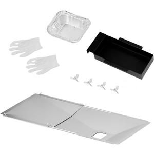 Universal Grease Tray with Catch Pan for Nexgrill 720-0888s 720-0888 720-0896, 3/4/5 Burner Gas Grill , Adjustable Drip Pan for Expert ,Charbroil, Dynaglo, Kenmore, BHG, Grill Master Backyard Uniflame