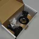 Hoimpro Wall Mounted Rustproof Toilet Tissue Paper Holder Bathroom Accessories Toilet roll Paper Hanger, Black