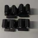 Magnetic Mop Broom Holder,4Pack Heavy Duty Magnetic Broom Holder for Cleaning Tools,D1.69 Strong Broom Mop Holder Wall Mount for Garage Kitchen Laundry Work Shop Black