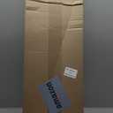 Decorative Curtain Rod with Leaf Finials, 1Inch Diameter 110-160 Inch Adjustable Length Single Drapery Window Rods Telescoping Structure, Warm Gold