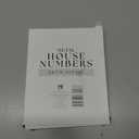 Mega Handles House Numbers for Outside - 5'' Easy to Install Wall Mounted House Numbers for Exterior - Heavy Duty Metal Numbers for Address on House, Mounting Hardware Included - Satin Nickel (Number 7)