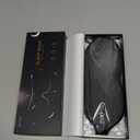 MZOO Luxury Sleep Mask for Back, Side Sleeper, Complete Light Blocking Sleeping Eye Mask Night Blindfold, 3D Zero Pressure & Spacious for Lash Extensions, Breathable Soft Eye Cover Flight Nap Travel (M-gray (Black Edge))