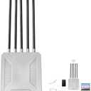 Outdoor Starlink WiFi Extender for Starlink Gen 3 Router, Starlink Signal/WiFi Repeater, 0.3KM Signal Coverage, IP65 Waterproof for Farm/Yard/RV/Campsite (3000Mbps)