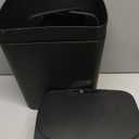 Vanpopubs 2 Pack 2.7 Gal Bathroom Trash Can with Lid, Automatic Trash Can Small Smart Garbage Can Touchless, Slim Motion Sensor Waterproof Plastic Trash Bins for Bedroom Office Kitchen Toilet Black