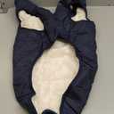 ASENKU Dog Winter Coat - Waterproof Windproof Dog Jacket, Warm Snow proof Doggie Puffer Vest for Cold Weather, Lightweight Snow Coats for Small Medium Large Dogs (3XL, Blue)