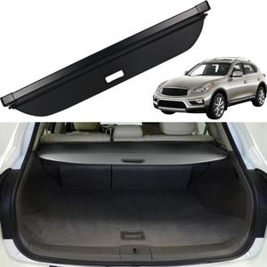 Cargo Cover for Infiniti QX50 2019-2024 Accessories Rear Trunk Cover Trunk Security Cover Shielding Shade Black