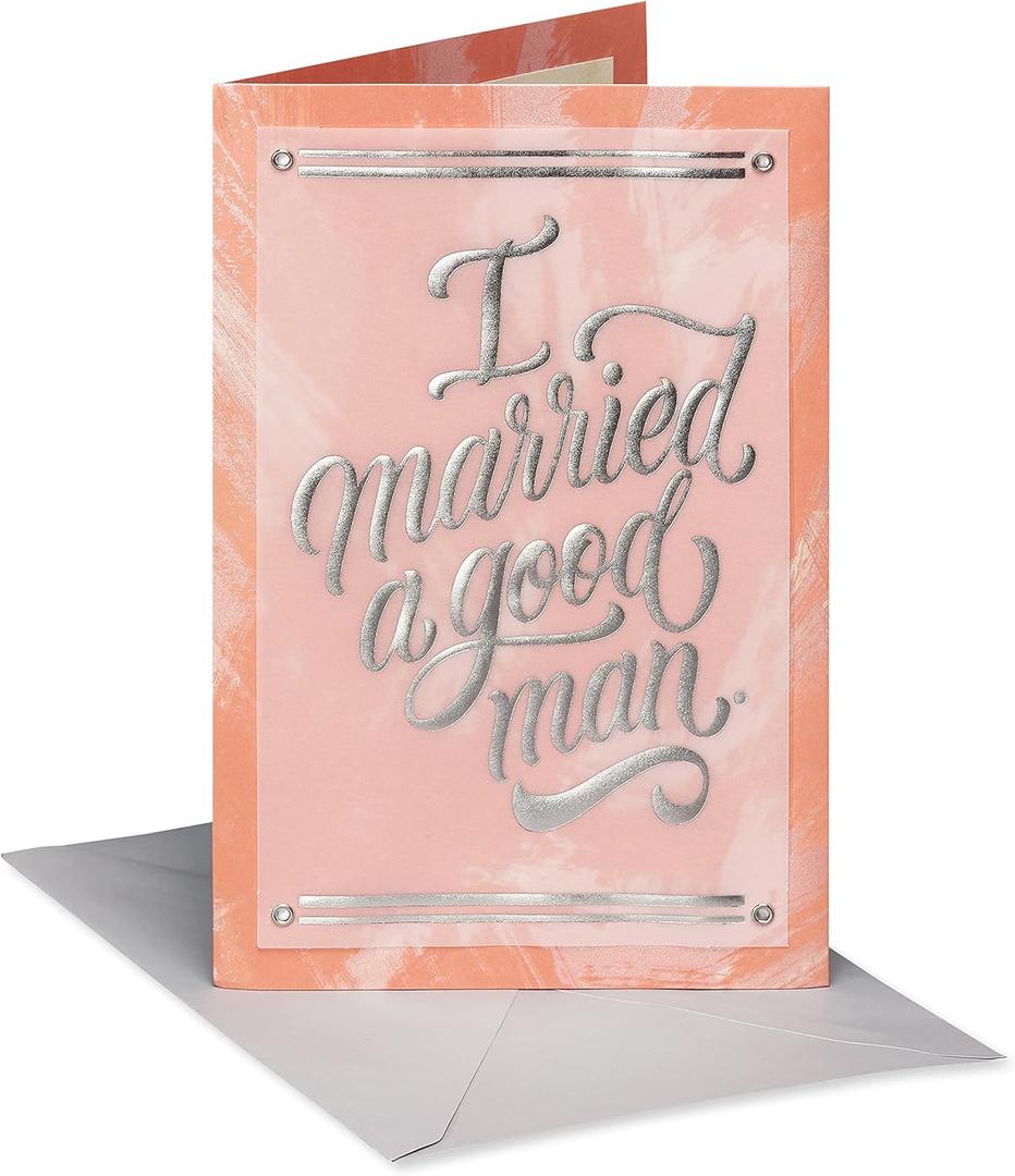 2 x American Greetings Anniversary Card for Him (The Best In Me) (Bold Ltg)