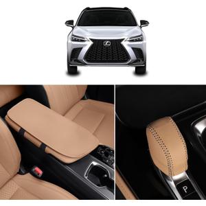 Dragon Art Suitable for Lexus NX250 NX350 NX350h NX450h+2022 2023 RX450h+/500h/350h Automatic Shift knob Cover, Gearbox Trunk Shift Lever Leather case Interior Accessories