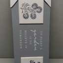 To Plant A Garden is to Believe In Tomorrow Sign, Hanging Wooden Plaques Decor, Flower Artwork for Home Decor, Garden Hanging Decor for Outdoor, Garden Yard Decor, Backyard Decor