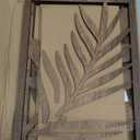 qmmp Modern Wooden Wall Sculptures - Set of 3 - Home Decor Accent - Large Wall Art for Living Room, Bedroom, Office - Easy Installation (Walnut, Large - Tree Leaves)